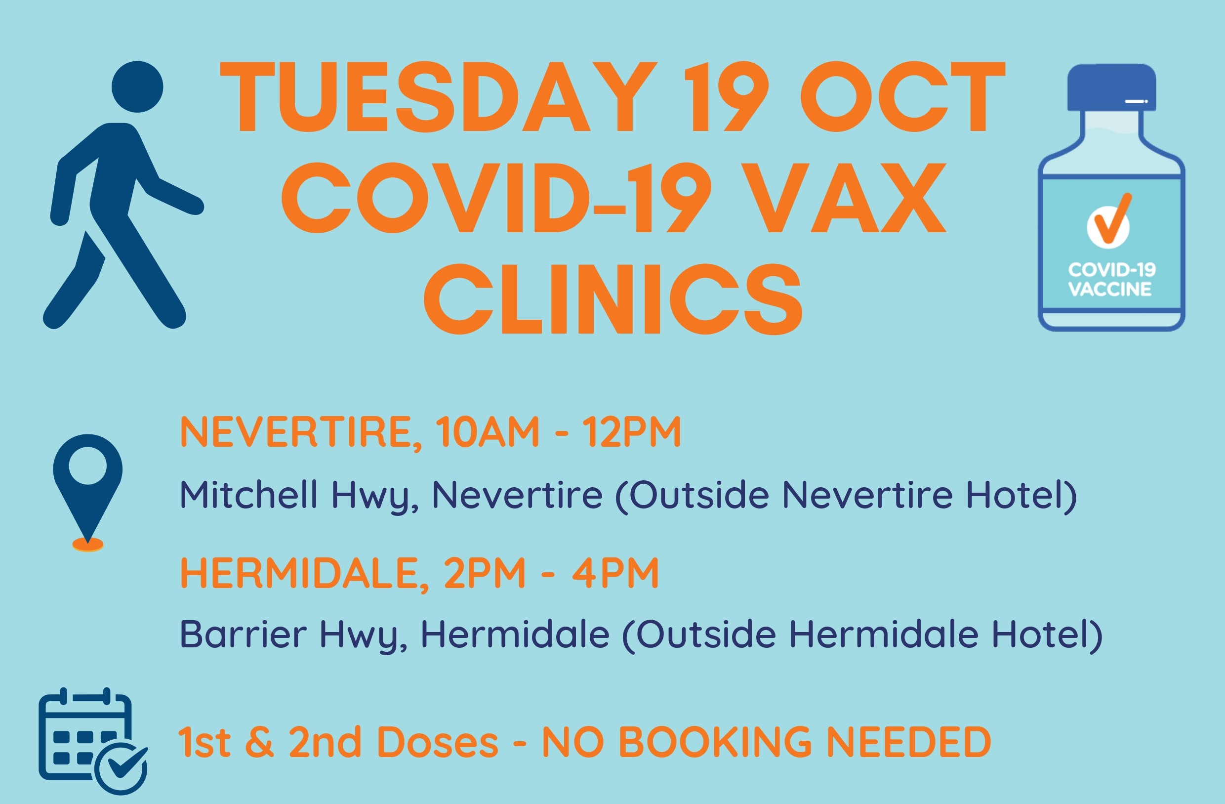 COVID-19 VACCINATION CLINIC – 19 OCTOBER 2021 - Post Image